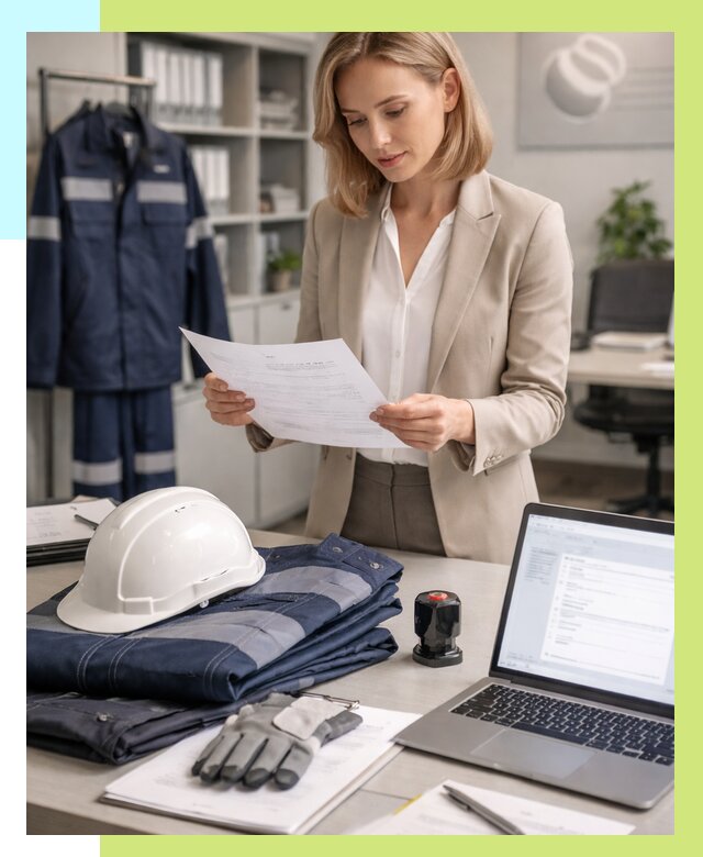 Сертификация спецодежды в Октябрьском от 7250 р. | Алешин-Ктб