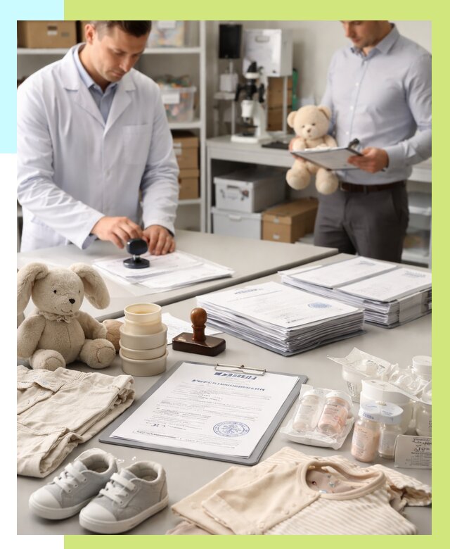 Сертификация детских товаров в Октябрьском от 15536 р. | Алешин-Ктб