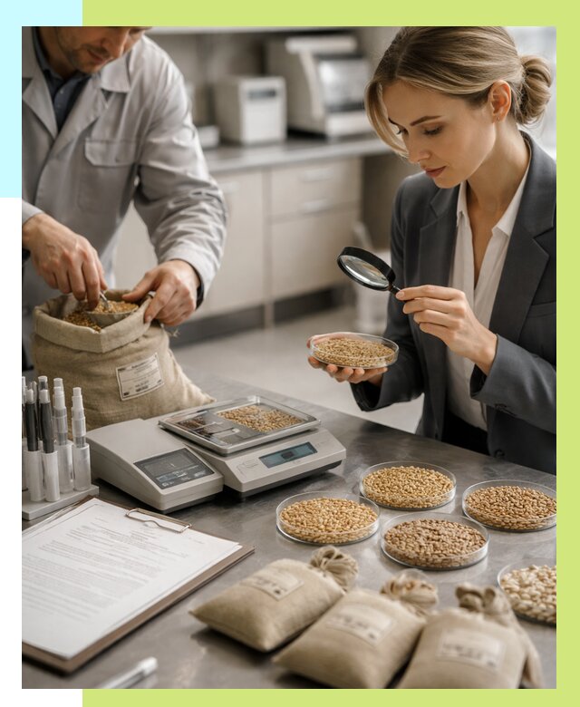 Сертификация зерна в Октябрьском по цене от 15536 р. | Алешин-Ктб