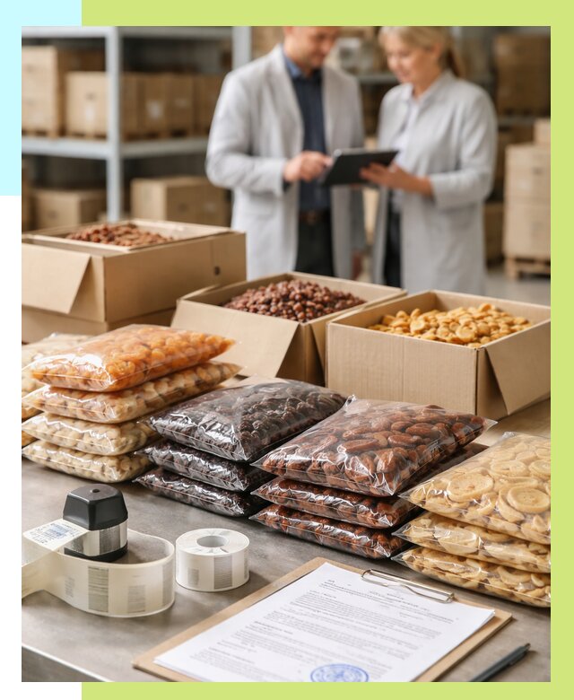 Сертификация сухофруктов в Октябрьском от 12428 р. | Алешин-Ктб под ключ