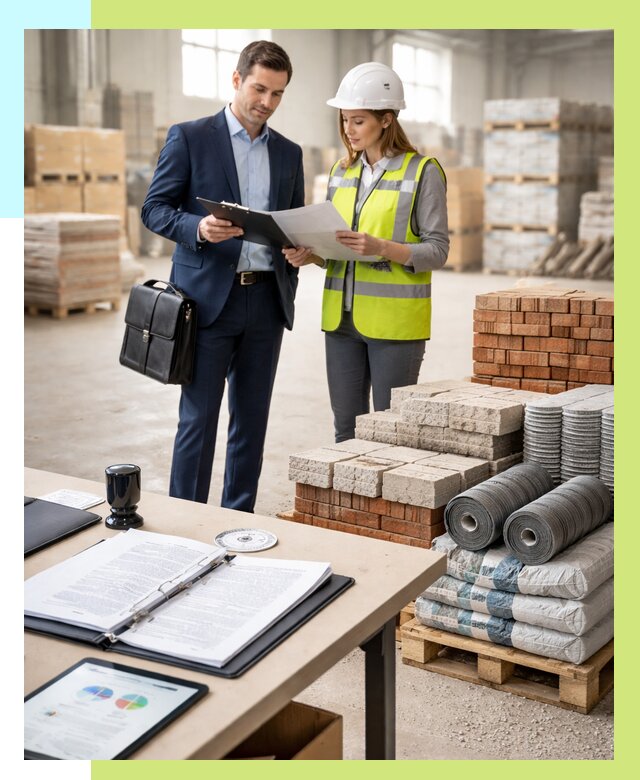 Сертификация строительных материалов в Октябрьском от 20714 р. Алешин-Ктб