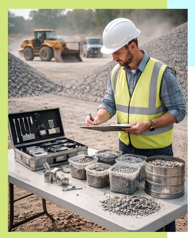 Сертификация щебня в Октябрьском по ГОСТу и техническим требованиям