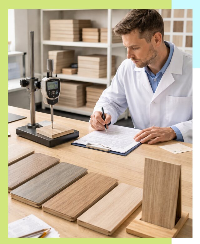 Сертификация ламината с испытаниями и оформлением документов в Октябрьском