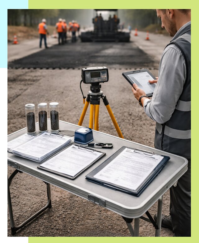 Сертификация асфальта в Октябрьском от 25893 р. | Алешин-Ктб