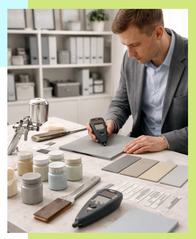 Сертификация краски в Октябрьском от 25893 р. | Алешин-Ктб центр