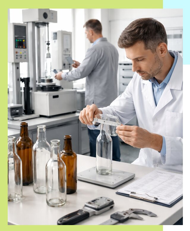 Сертификация стеклянных бутылок и сопутствующей упаковки в Октябрьском