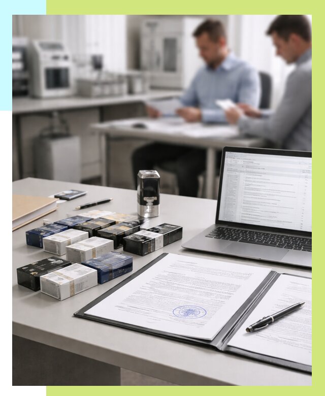 Сертификация сигарет под ключ в Октябрьском от 46607 р. | Алешин-Ктб