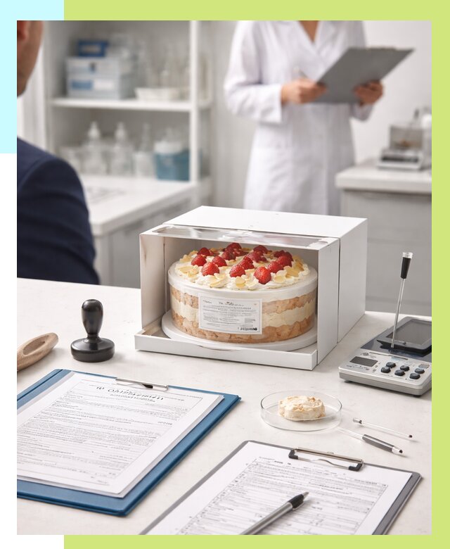 Сертификация тортов в Октябрьском от 9321 р. заказать | Алешин-Ктб