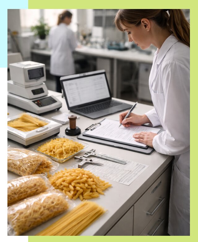 Сертификация макаронных изделий в Октябрьском от 15536 р. | Алешин-Ктб