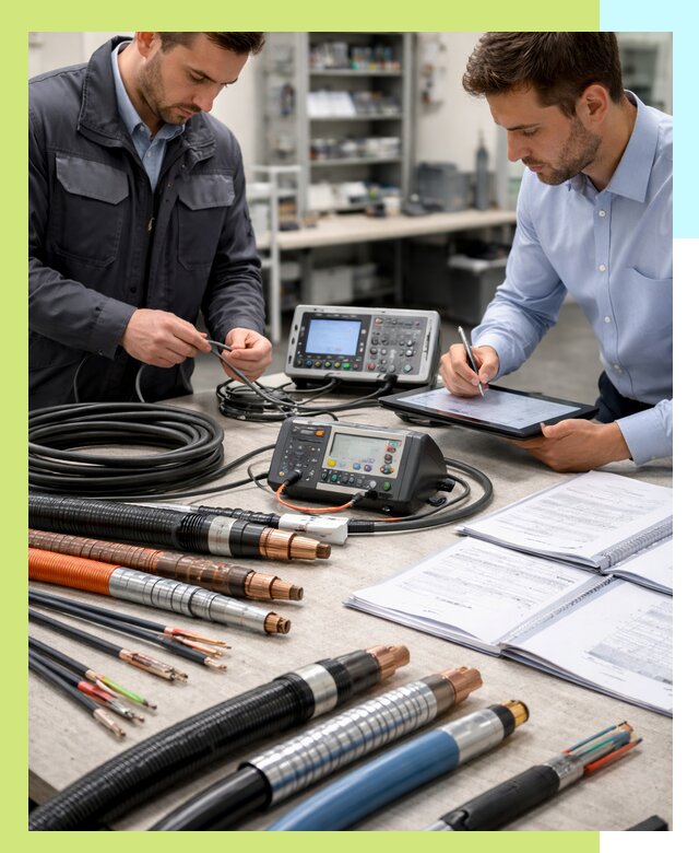 Сертификация кабеля и электропроводки в Октябрьском под ключ