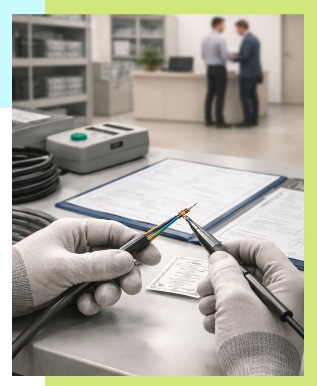 Сертификация провода в Октябрьском от 18643 р. в Алешин-Ктб