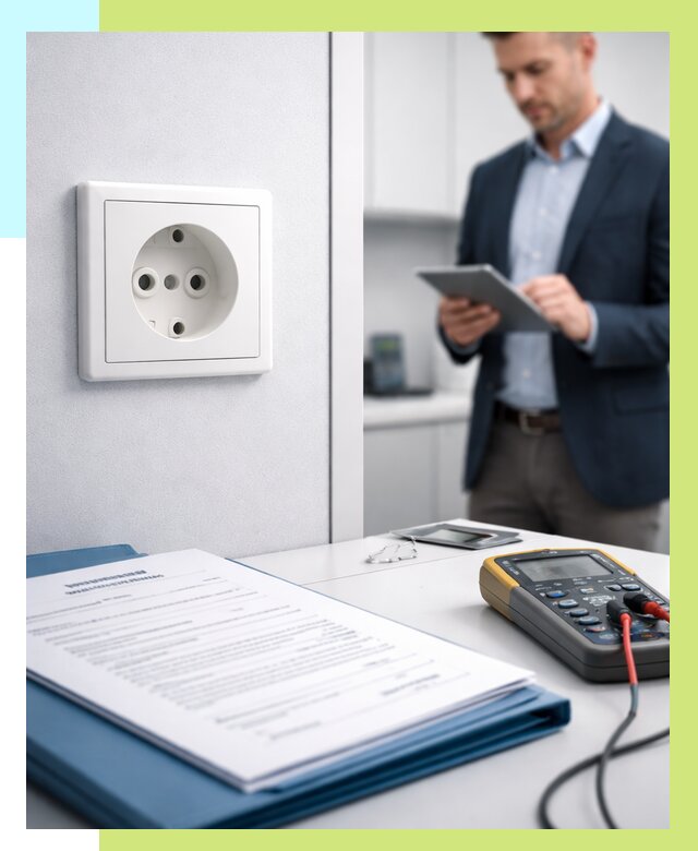 Сертификация розеток в Октябрьском от 8803 р. | Алешин-Ктб