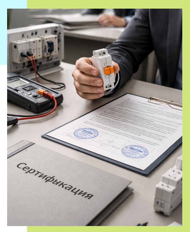 Сертификация выключателей под ключ в Октябрьском от 15536 р. | Алешин-Ктб