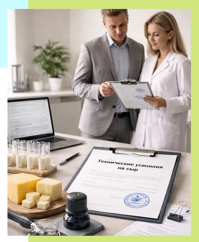 ТУ на сыры в Октябрьском срочно от 12428 р. — оформление | Алешин-Ктб