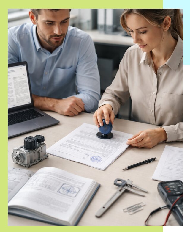 Выдача паспорта изделия и техническая экспертиза продукции в Октябрьском