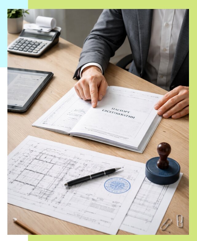 Паспорт эксплуатации в Октябрьском под ключ от 4661 р. Алешин-Ктб