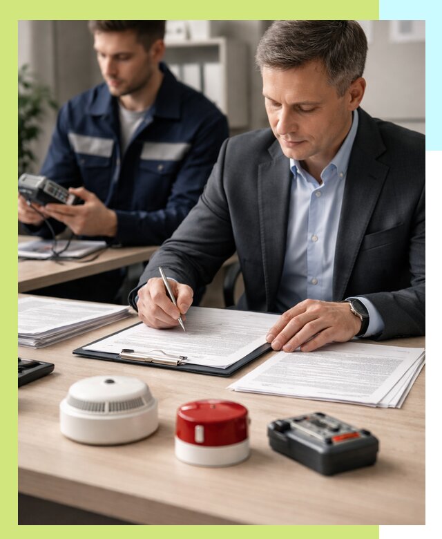 Получение добровольного пожарного сертификата в Октябрьском