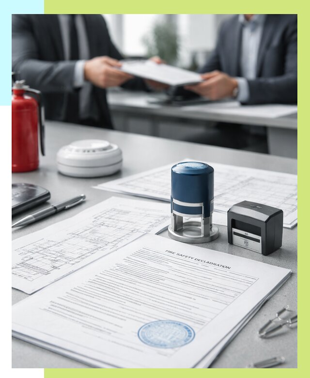 Декларация пожарной безопасности в Октябрьском от 8286 р. | Алешин-Ктб