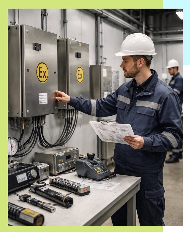 Сертификат взрывозащиты промышленного оборудования в Октябрьском