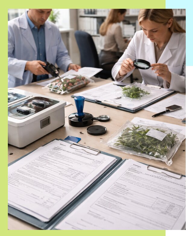 Оформление карантинного сертификата для растений в Октябрьском