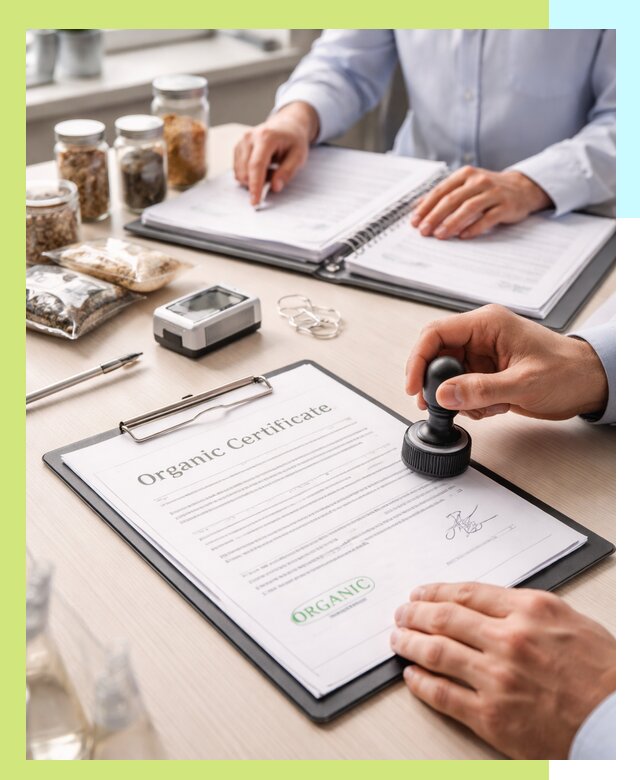 Получение органик сертификата для продукции в Октябрьском