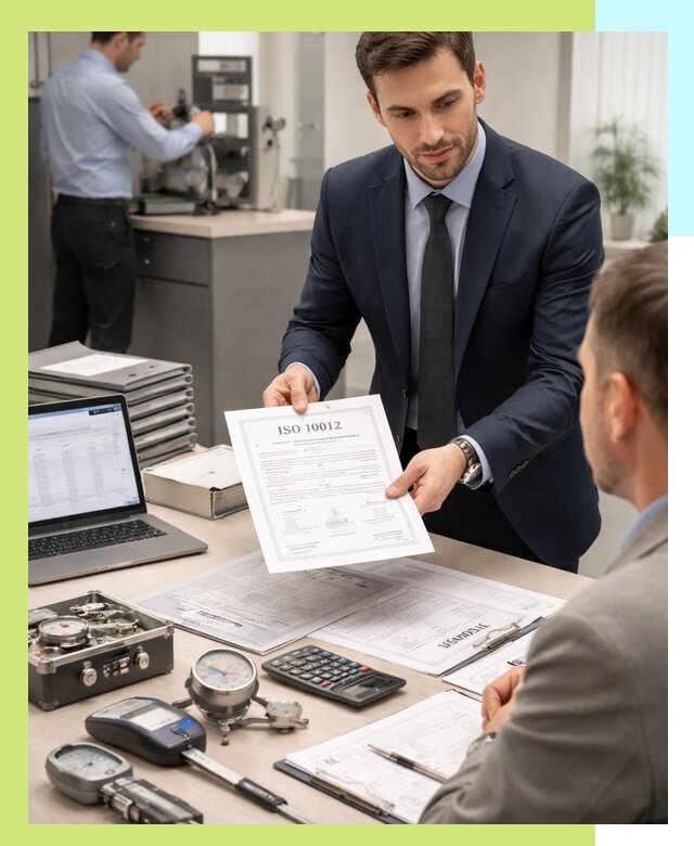 Выдача сертификата ISO 10012 по требованиям метрологии в Октябрьском