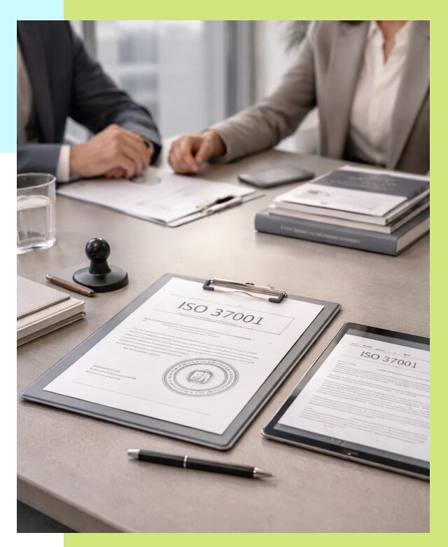 Сертификат ISO 37001 в Октябрьском оформить от 124284 р. Алешин-Ктб