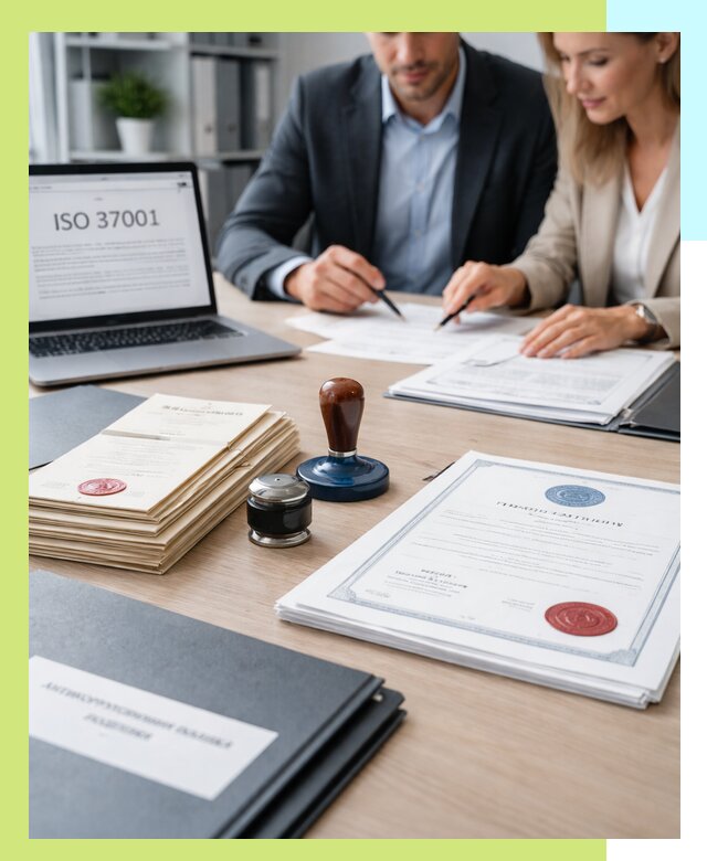 Получение сертификата ISO 37001 по системе борьбы с коррупцией в Октябрьском